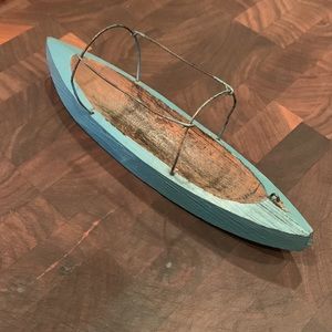 Vintage Wood Canoe